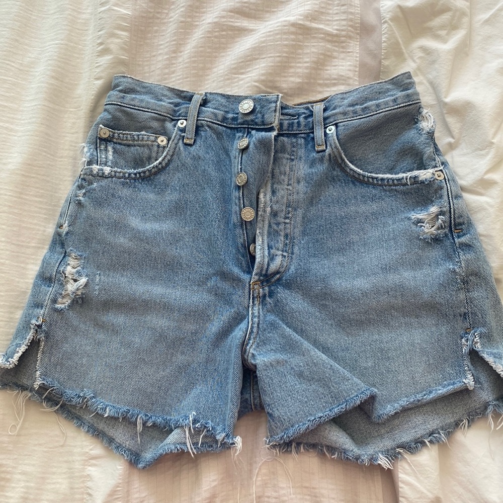 AGOLDE denim shorts